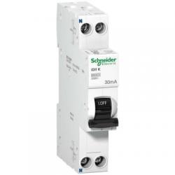 Schneider Electric  iDif K 10A, C, 1P N, 6 kA, 30 mA, AC (A9D63610)