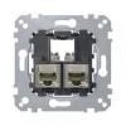 Schneider Electric    2xRJ45 Cat5e FTP Merten D-Life (MTN45750012)